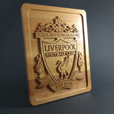 liverpool fc club logo wood football soccer wall mancave fan gift ebay liverpool fc club logo wood football soccer wall mancave fan gift ebay