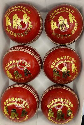 Cricket leather Ball SETS OF 6 Balls Premium Grade A  Quality