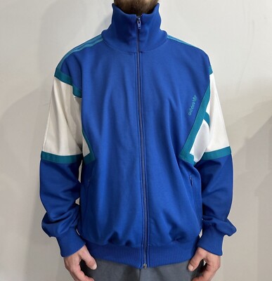adidas90's トラックジャケット VINTAGE 1990s ADIDAS TRACK JACKET 90s BLOKE Retro ZIP size L | eBay