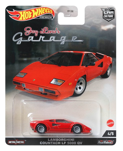 Lamborghini Countach Lp 5000 Qv Jay Leno's Garage 1:64 Hot Wheels HCK09 FPY86-image