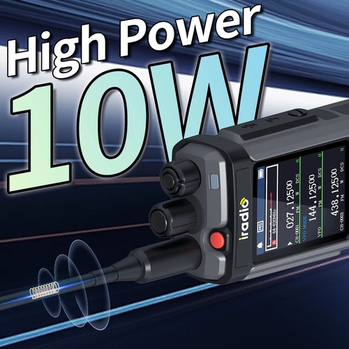 Walkie Talkie UV-98 PLUS 10W Repetidor de Banda Cruzada HF AM FM USB LSB CW CB SW MW LW - Imagen 18 de 23