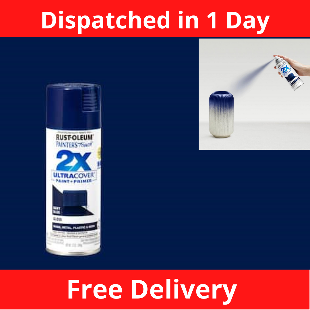 RustOleum Painter's Touch 2X 12 Oz. Gloss Navy Blue General Purpose