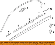 BMW OEM 06-19 320i xDrive Exterior Trim-Reveal Molding Clip 51137117240