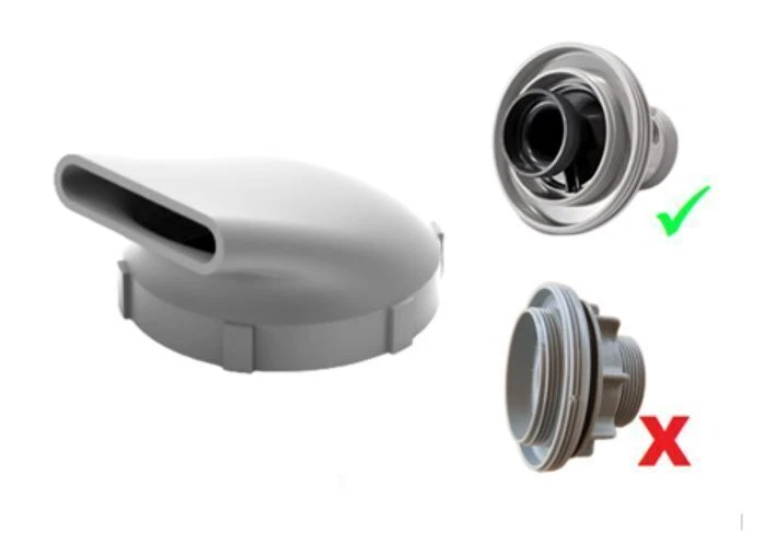 110mm Einlaufdüse passend für Intex Pool 7G - Belebungsdüse Pooleinlauf Zubehör - Bild 4 von 4