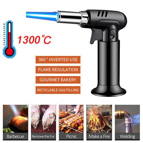 Butane Gas Blow Torch Burner Welding Auto Ignition Soldering BBQ Flame Thrower· - Picture 11 of 27