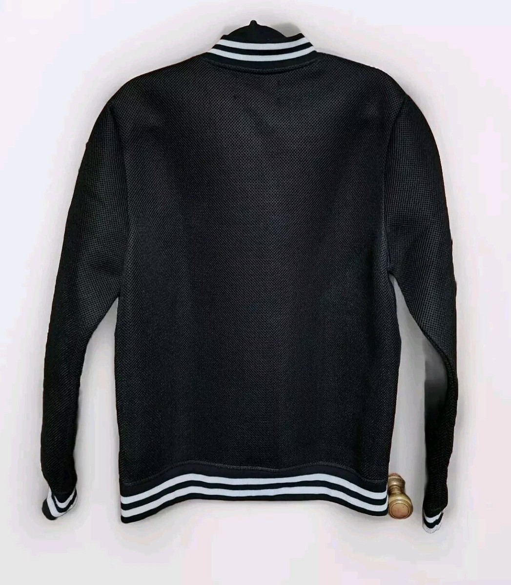 8YARDS Men’s Mesh Blouson 2G XL 21 MEN Jacket XL Black White Mesh Long Sleeve Full Zip | eBay