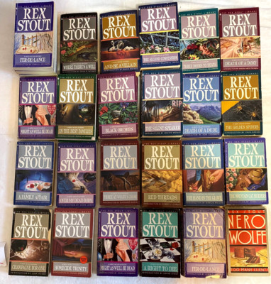 Nero Wolfe Rex Stout BUY AS MANY Good/VGood'90'sPB & GET $4.75 FLAT SHIPPING #15