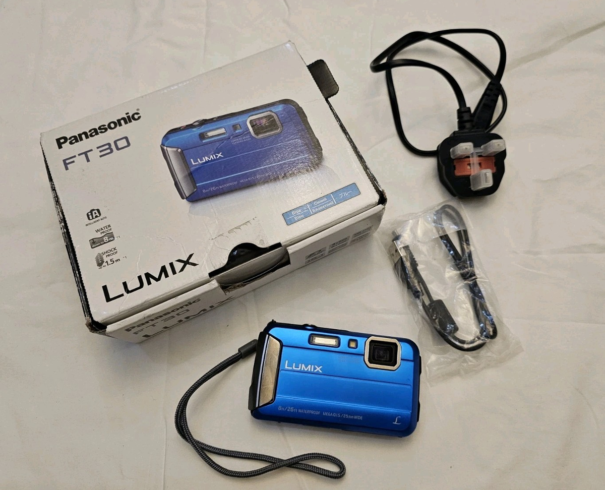 Underwater Camera Panasonic Lumix Ft30 Tough Camera Blue Lumix DMC
