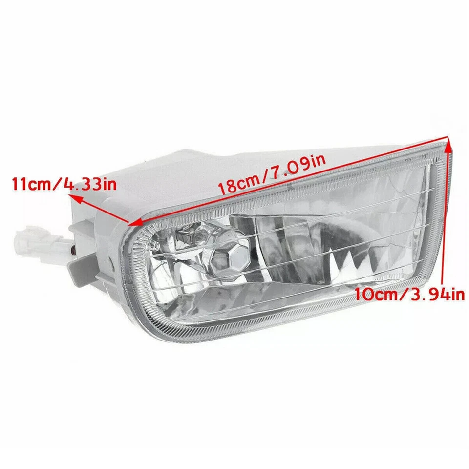 For 1993-1997 Toyota Corolla Fog Light Lamp W/H3 30W Halogen Bulb Left+Right Set Foto 3 de 4