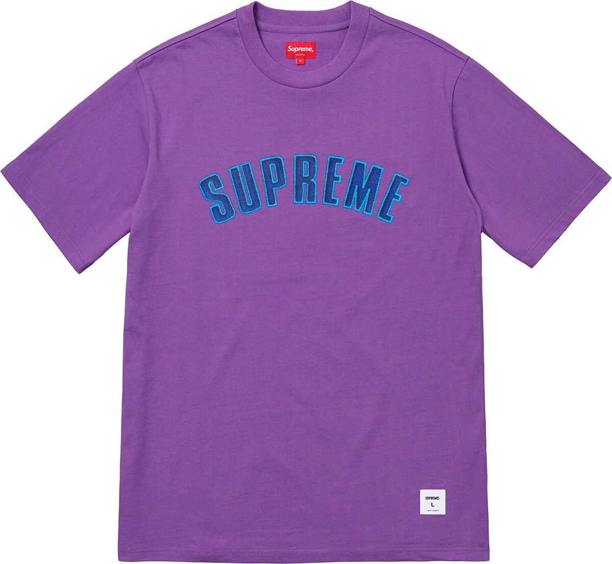 Supreme Printed Arc S/S Haut violet taille MOYENNE 10/2018 Release