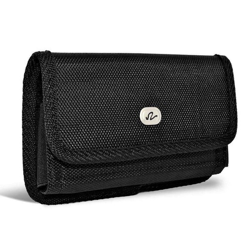 BLACK PU LEATHER & RUGGED CASE FOR IPHONE CARRYING POUCH BELT CLIP HOLSTER COVER - Picture 22 of 30