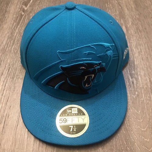 Carolina Panthers New Era 59FIFTY NFL Sideline Low Profile Fitted Hat Size 7 1/4 - Picture 2 of 5