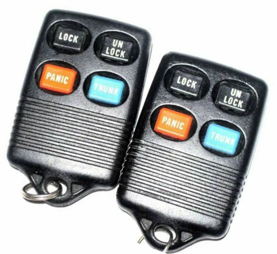 Par de Lincoln Control Remoto Entrada Sin Llave GQ43VT4T Transmisor Alarma Clicker Foto 2 de 4