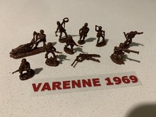 LOTTO SOLDATINI PARACADUTISTI ATLANTIC SERIE COMPLETA SCALA 1:72 O HO MARRONE RO