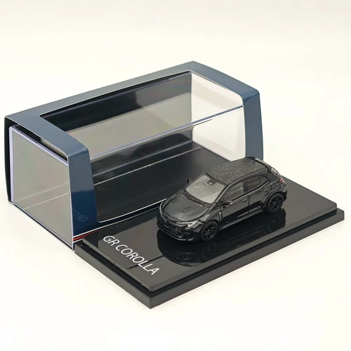 Hobby Japan 1/64 Toyota GR COROLLA RZ Precious Black Pearl HJ641067BK Diecast - Picture 3 of 6