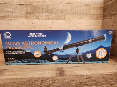 Discovery Adventures 40 mm astronomisches Teleskop verpackt mit Handbuch sehr guter Zustand