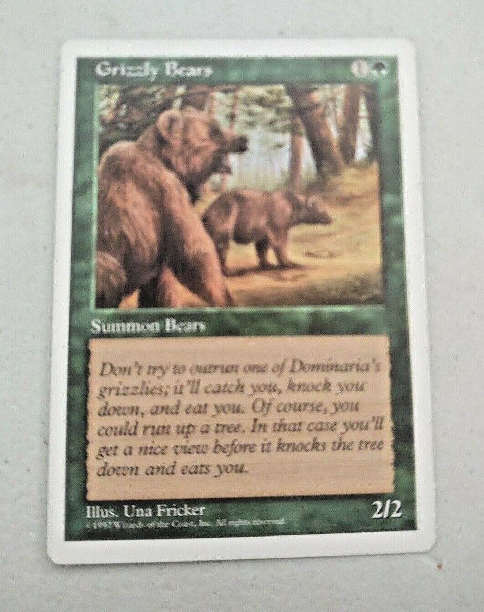MTG アルファ 灰色熊 Grizzly Bears Grizzly Bears (Limited