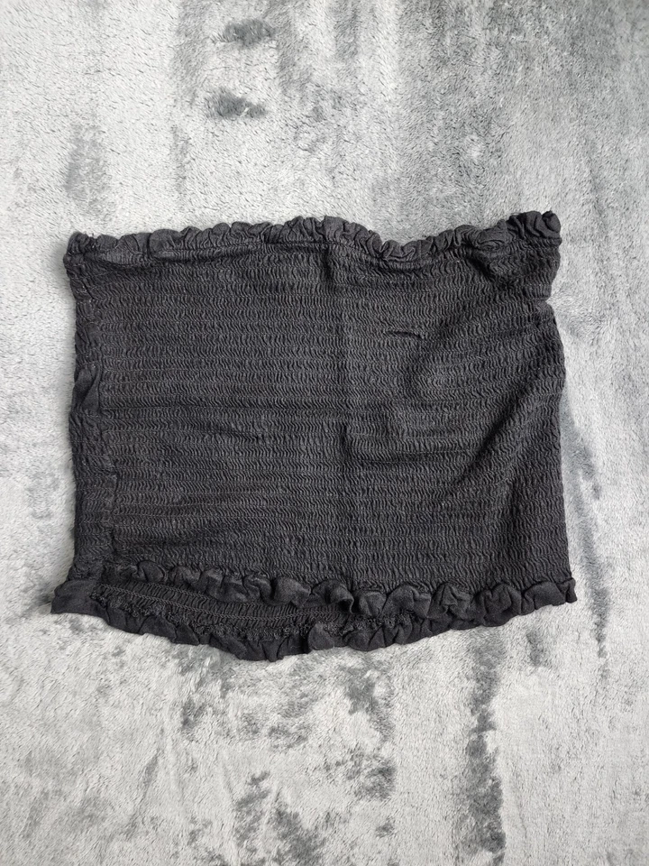 Hot Kiss Para Mujer Tubo Top Blanco Y Negro Boho Estilo Playa Talla Mediana Conjunto De 2 Foto 2 de 4