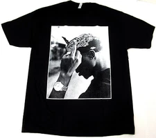 2Pac T-shirt TUPAC SHAKUR Rap Hip Hop Tee Adult Black Tee New