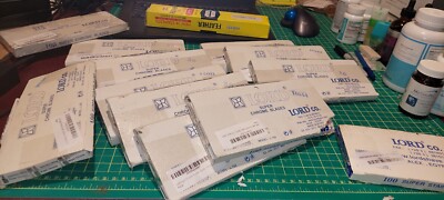 *READ*190 FEATHER Hi S.S. Platinum Coated Double Edge Japan & Lord Egypt Super C