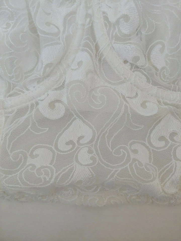 Gilligan Omalley Womens Bralette Bra 36 DD White Lacey 36DD - Image 2 of 4