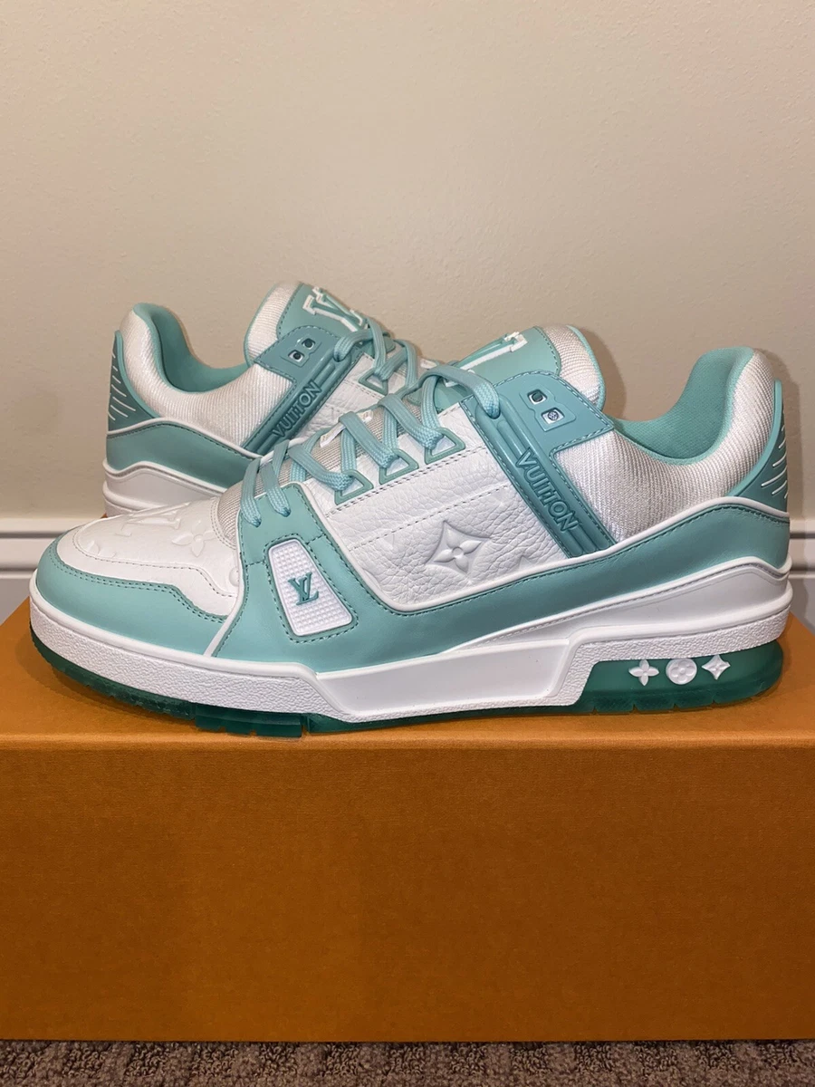 Louis Vuitton Trainer Mint Green / White LV 8.5