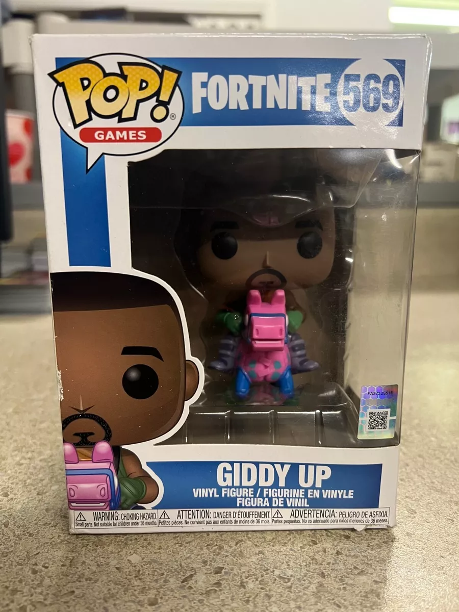 Funko Pop Fortnite Giddy Up #569 Figure Damaged Box w/ Protector