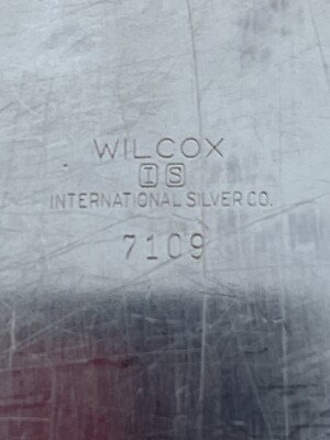 Vintage Webster Wilcox International Silver Co. Silverplate Tray