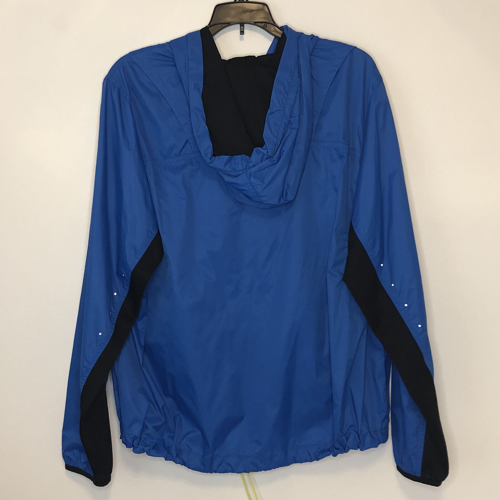 Giacca a vento FILA retrò vintage blu taglia XL zip davanti