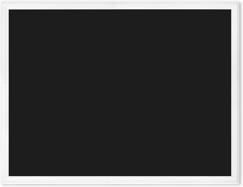 Magnetic Chalkboard, 30"x20", White Wood Style Frame, Premium Matte Surface - Picture 15 of 21