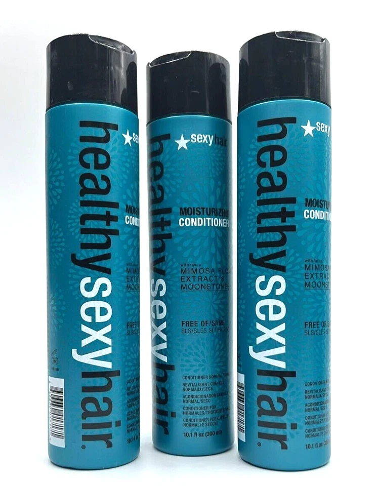 3 x Healthy Sexy Hair feuchtigkeitsspendender Conditioner 300ml