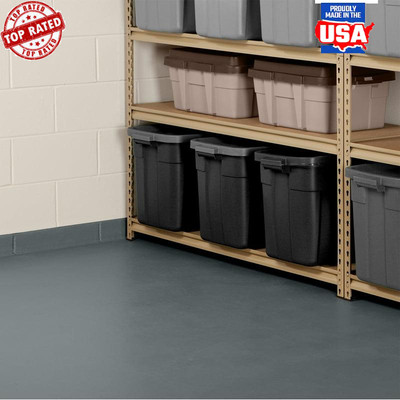 Dark Gray Satin Porch & Floor Paint 1 gal. Durable Finish Easy Application New