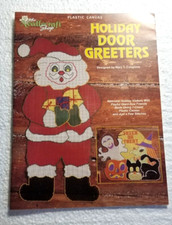 Holiday Door Greeters Plastic Canvas The Needlecraft Shop Leaflet Mary Cosgrove
