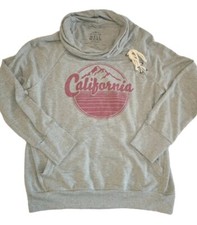 Well Worn Los Angeles women's Medium pullover sweatshirts gray Cali super soft