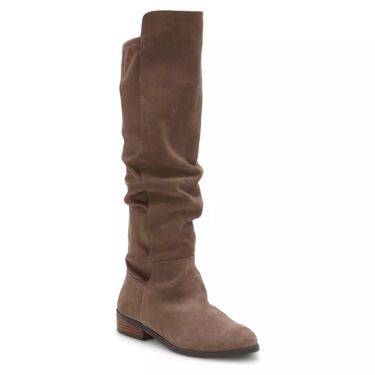 Lucky brand over the knee suede boots clearance