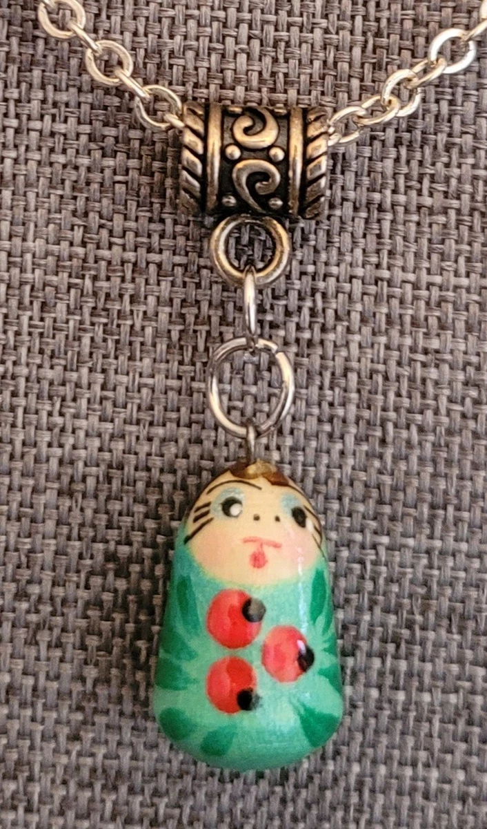 Nesting doll best sale necklace