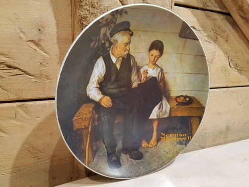 Nuovo piatto da collezione Norman Rockwell The Lighthouse Keepers Figlia - Swanky Barn - Foto 5 di 12
