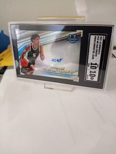 Max christie bowman U Gold Refractor 23/50 Autograph SGC 10/10 Gem Pre-Rookie Yr