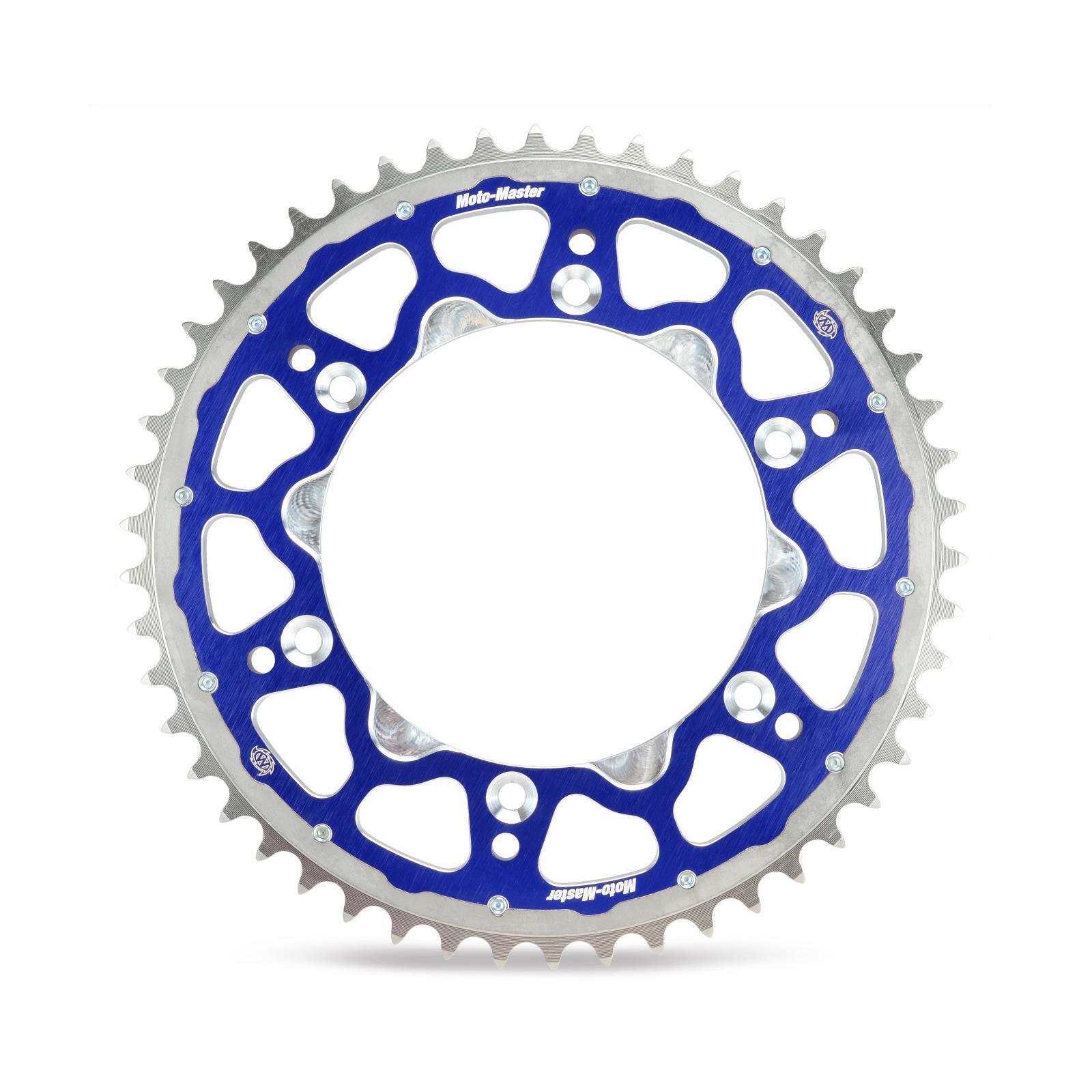 Moto-Master Fusion Dual Ring Sprocket (Blue - 520-51T) - Yamaha