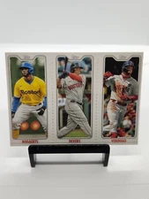 2022 Topps Opening Day Triple Play Boston Red Sox Verdugo/Devers/Bogaerts #TPC-7