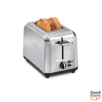 Hamilton Beach 2 Slice Toaster - Stainless Steel: Bagel & Bread ToasterHigh-Lift