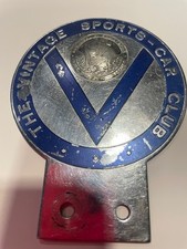 Vintage Car Badge The Vintage Sports - Car Club Badge For Car Grille
