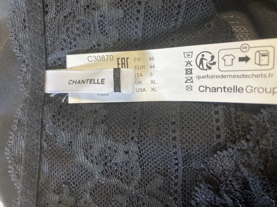 Nuevas bragas de bikini Chantelle 2pk talla XL negras Foto 4 de 4