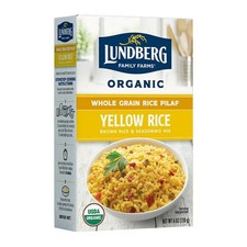 Organic Whole Grain Yellow Rice 6 Oz Case Of 6 By Lundberg