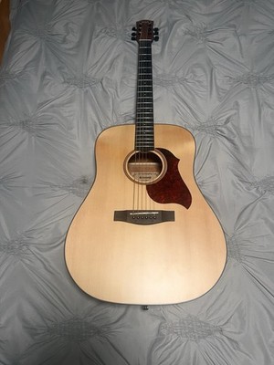 Donner DAG-1 Dreadnought Acoustic Guitar Natural with Gig Bag & Accessories