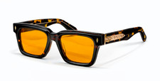 Jacques Marie Mage UMIT BENAN Belize Tortoiseshell/Orange 54-20-145mm Case New