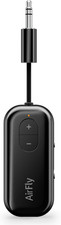 Twelve South Airfly SE, Bluetooth Wireless Audio Transmitter Adapter, Black