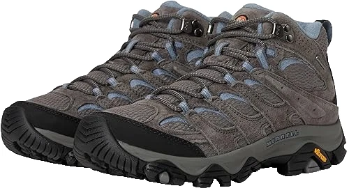 Merrell Womens Moab 3 Mid 6.5, 7.5 Waterproof Hiking Boots Granite Trail Shoes
Opens in a new window