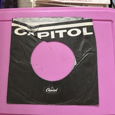 1 Company Sleeve Only Capitol Black White Logo