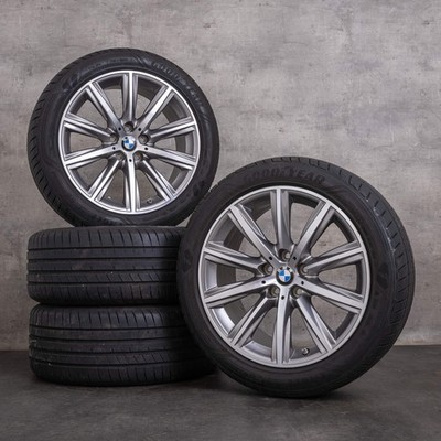 BMW 5er Felgen 18 Zoll G30 G31 Sommerräder Styling 684 6874441 ferric grey